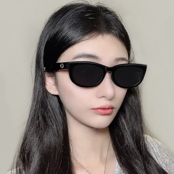 gm Starry Sky Internet Celebrity Sunglasses Female ins Street style hip-hop retro sun protection small-frame sunglasses with a high-end feel and polarized lenses