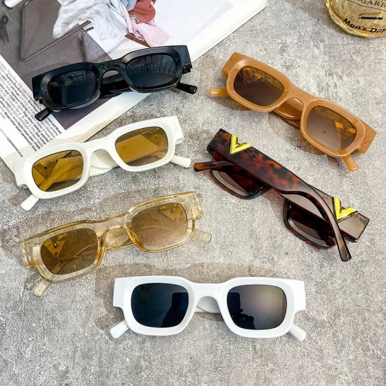 New women's sunglasses, fashionable driving glasses, trendy large-frame travel and leisure sunglasses, factory direct sales