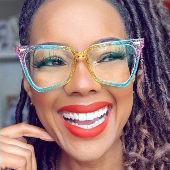 Irregular Sunglasses for Women, Fashionable European and American Cat-Eye Large Frame Sunglasses, Unique Women's Eyewear sunglasses