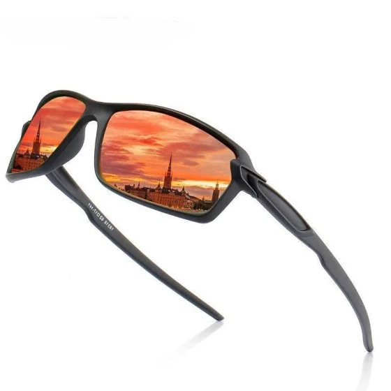 New outdoor sports cycling glasses for men, polarized sunglasses, women's anti-UV fishing and cycling windproof glasses