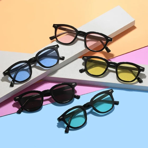New small frame GM Women's high-end sunglasses with UV protection, Hong Kong style, oval shape, suitable for small faces, fashionable sun glasses