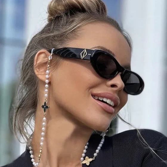 Unique small-frame sunglasses for men sunglasses Women's trendy sunglasses with UV protection