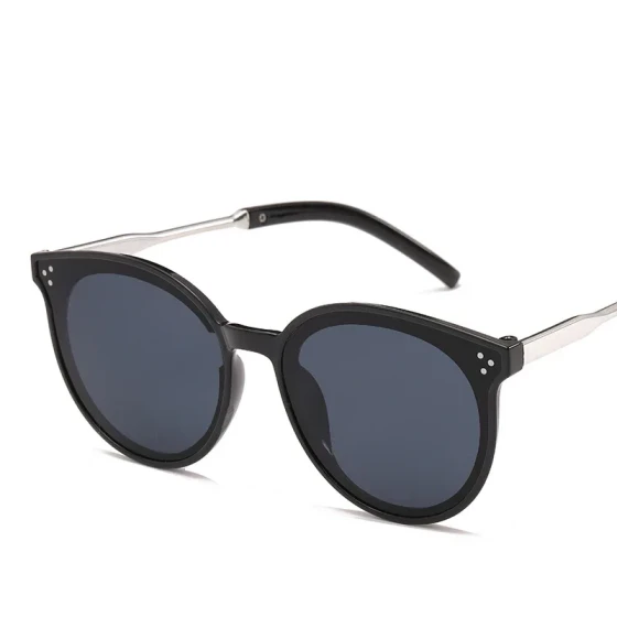 2018New trendy round-frame slimming sunglasses for women Fashionable and versatile Korean style ins Sunglasses