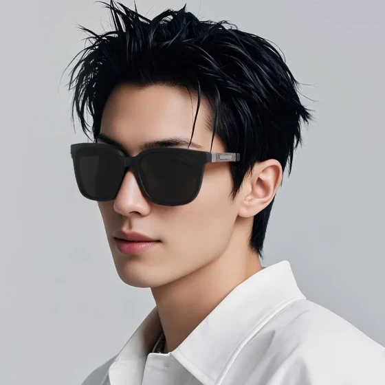 New men's polarized sunglasses for driving, fishing, vintage style, UV protection