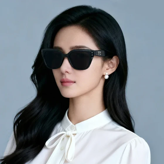 New GM Cat-eye sunglasses for women, high-end UV protection polarized sunglasses for men, trendy for driving
