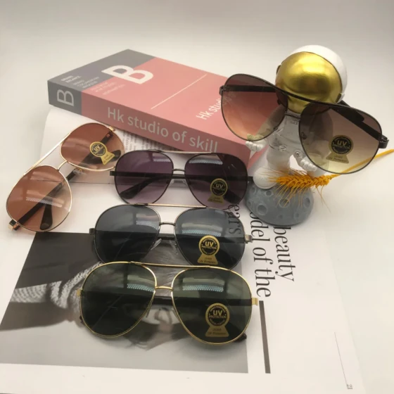 New high-quality sunglasses for men and women, gradient aviator polarized sunglasses for driving
