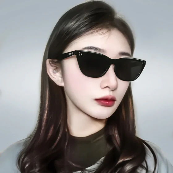 New retro small-frame cat-eye sun protection sunglasses for men, trendy gm Women's Sunglasses with a High-End Feel, Internet Celebrity Style, Korean Version