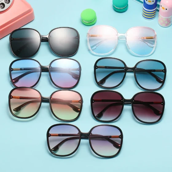 New fashionable children's sunglasses, unisex, UV protection, European and American style sunshade glasses