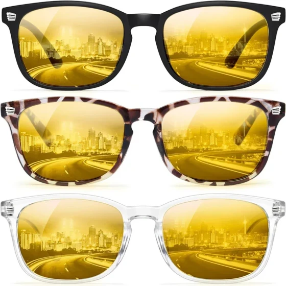 Best-selling anti-glare driving glasses for men, day and night dual-use sunglasses, anti-glare night vision goggles for women