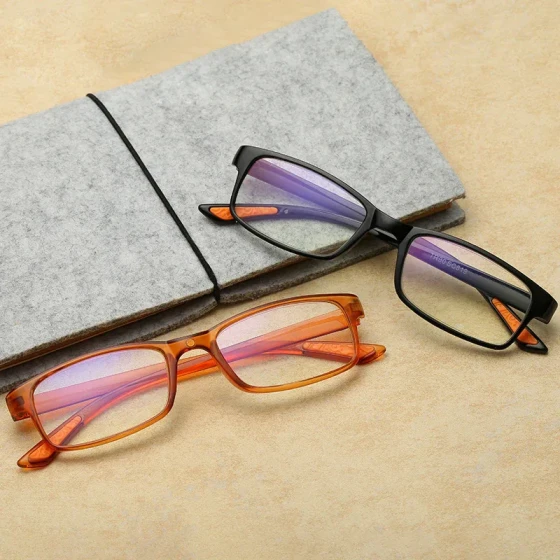 2019New Korean Style TR90Blue light blocking reading glasses, popular at street stalls