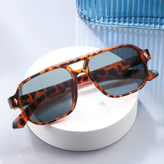 European and American fashion square-frame sports sunglasses for men, outdoor driving sun protection sunglasses wholesale shades
