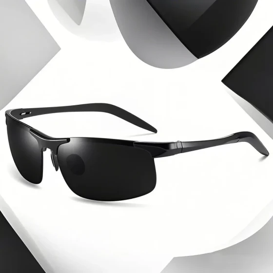 Day and night dual-use polarized sunglasses for men, specifically for drivers, with night vision lenses, suitable for cycling and fishing