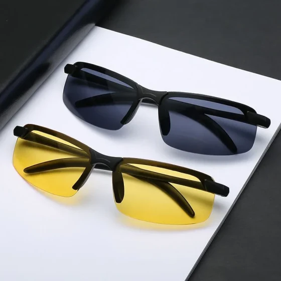 3043Men's Sunglasses for Day and Night Use, Driving Glasses, Sunglasses for Street Vendors, Factory Supply