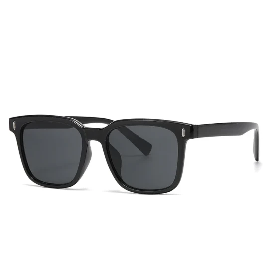 Fashionable men's sunglasses, trendy eyewear, UV protection, anti-glare, special square glasses for driving