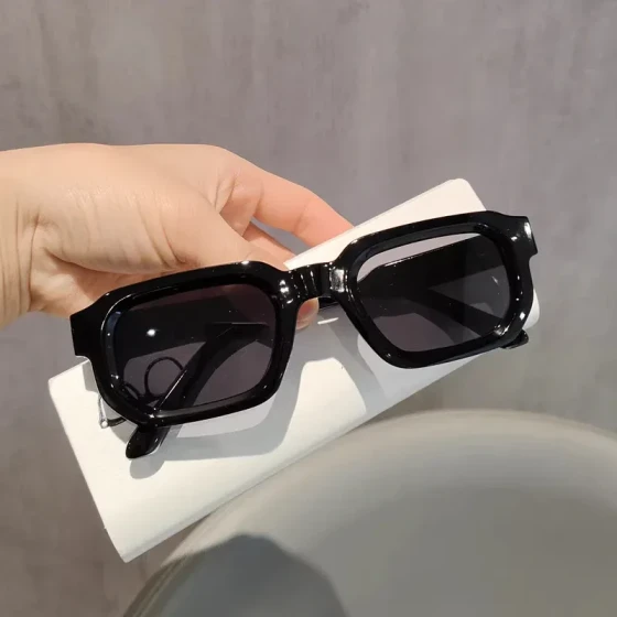 European and American retro square small-frame sunglasses for men and women, new simple and high-end fashion sunglasses ins Glasses
