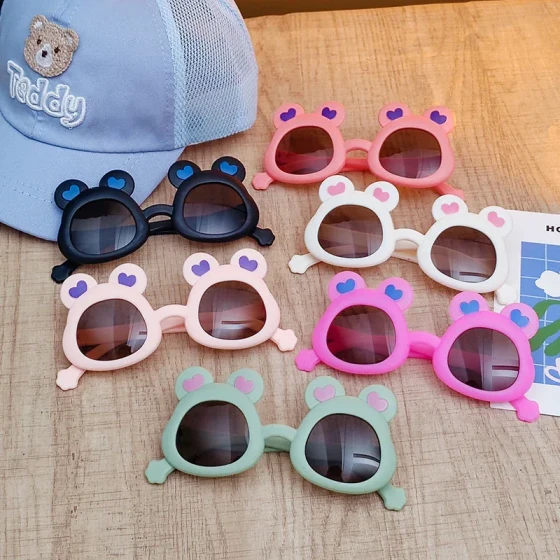 New children's and adult square one-piece large-frame sunglasses for women, personalized UV protection trendy sunglasses