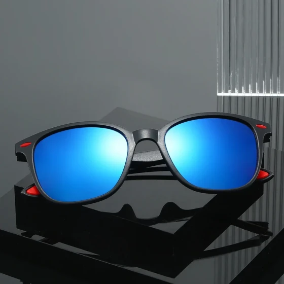 P21Men's classic sunglasses, fashionable and casual, sun protection, UV protection, suitable for driving and cycling