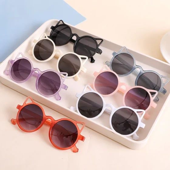 New Fashionable Children's Sunglasses with Cat Ears New1-8Children's Sunglasses