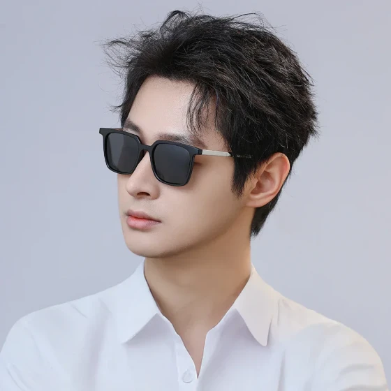 New small-frame retro sunglasses for men with a high-end feel Driving, cycling, outdoor sports, polarized sunglasses for driving