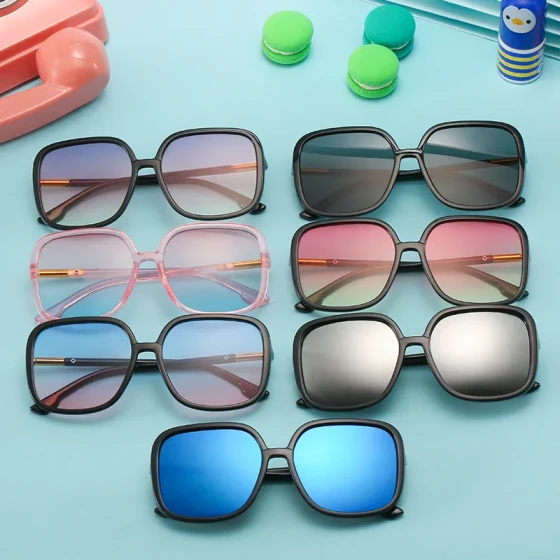 New children's anti-UV fashion frame sunglasses, comfortable and trendy sun glasses