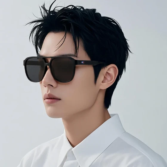 New men's polarized retro sunglasses, men's driving aviator sunglasses, UV protection